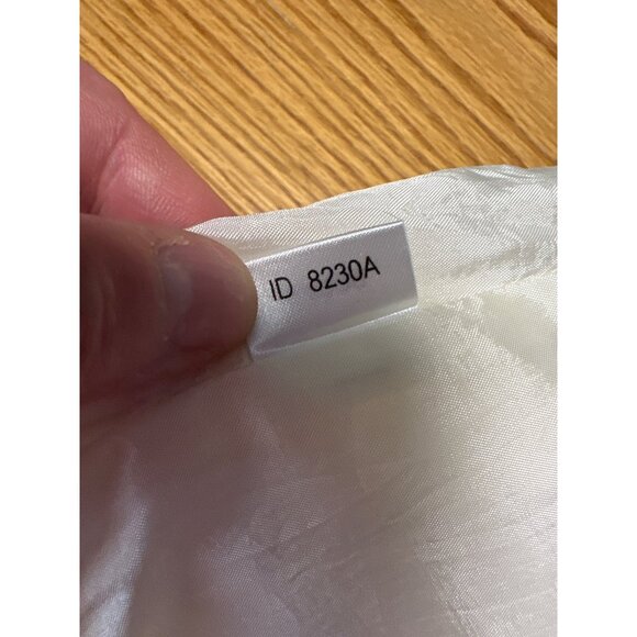 Ann Taylor Petites Ivory Button-Up Blazer With Black Piping Womens 4P - Picture 8 of 10